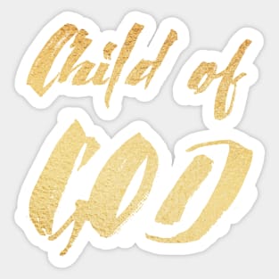 Child of god Sticker